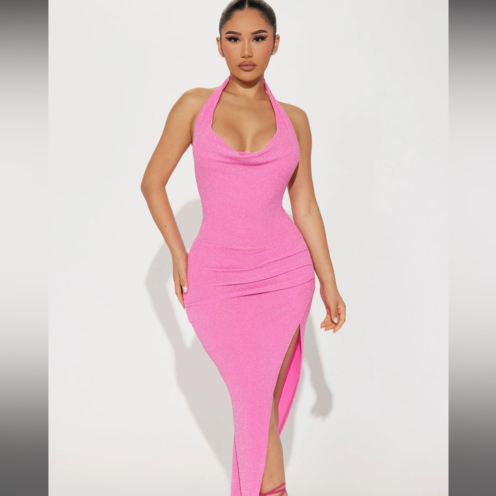 Beautiful pink shimmery dress